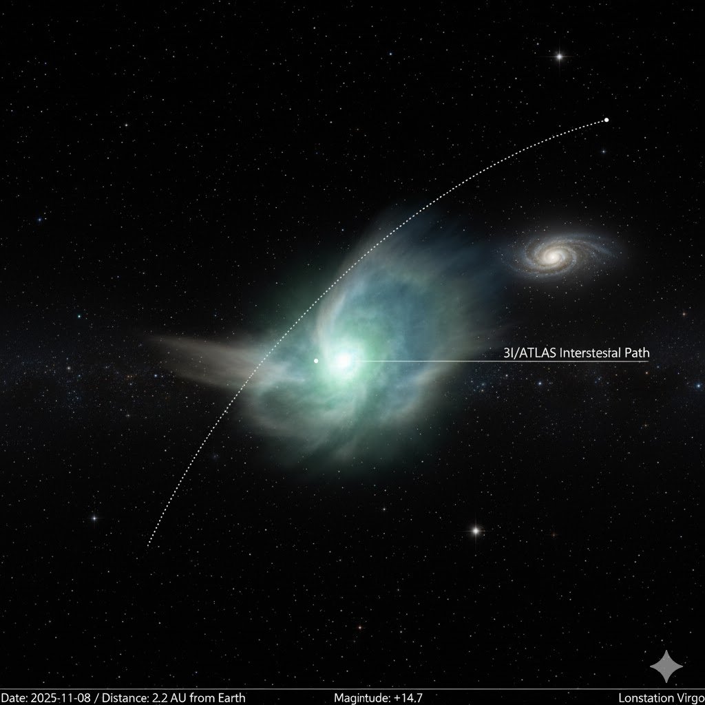 3I/ATLAS INTERESTERIAL PATH